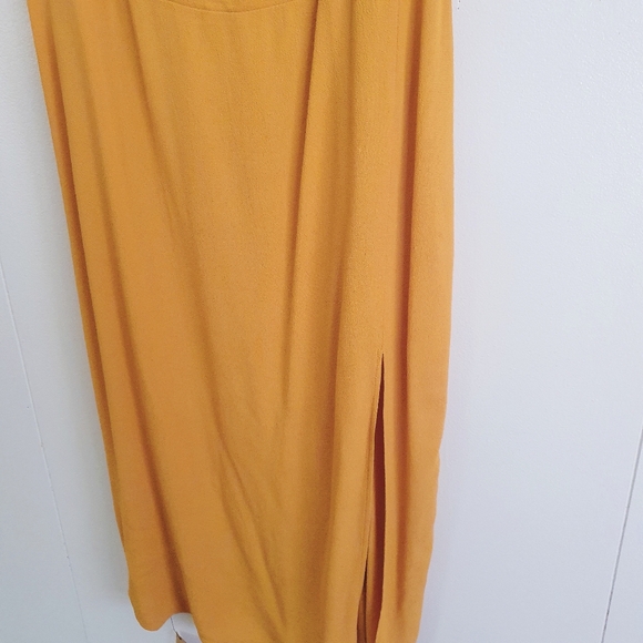 NWT Reformation Christina Dress | Side Slit | Yellow | Size 12 - Picture 7 of 10